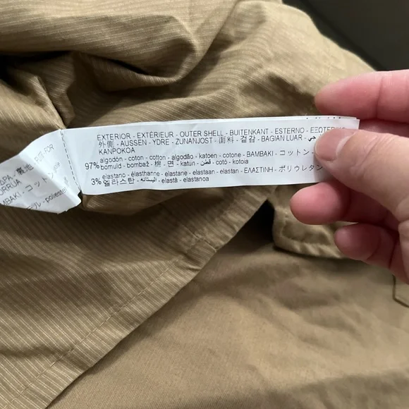 Zara Men’s Cotton Trench Coat - Size L-XL - Picture 11 of 11